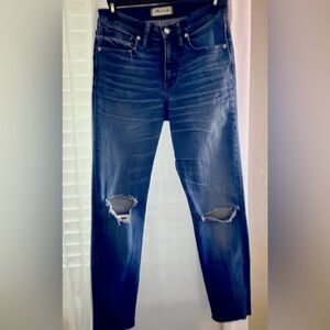 Madewell Women's Blue Skinny Jeans